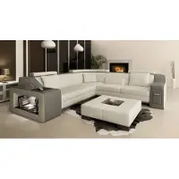 JV Möbel Salon Canapé D'Angle En Forme De L Coussin