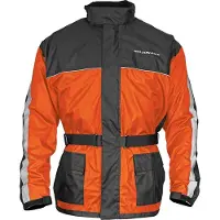 Nelson Rigg Solo Storm Rain Jacket Orange,Noir XL