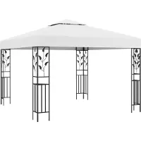 The Living Store Le pavillon Living Store 3x3 m Blanc 180 g/m