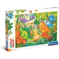 Clementoni , le Puzzle européen Made in Italie Puzzle Dinos Happy Oasis - 10 à 25 pièces