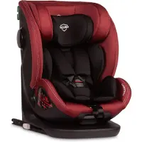 Caretero Securo, Reboarder 360 Rotation Isofix, Siège auto 2en1, Rouge Bourgogne