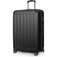 Hauptstadtkoffer - Spree Grande valise extensible XL Trolley Bagage de soute, Check-In Luggage Hardcase, Trolley de voyage 4 roulettes, TSA, 75cm, 119 L,Noir