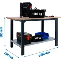 Simonwork (bancos De Trabajo) Établi Bt6 Pro 865x1500x750 Mm