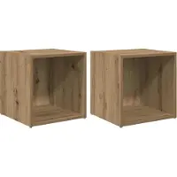 Syfax Ensemble meuble TV 2 pcs Chêne artisanal 37 x 35 x 37,5 cm