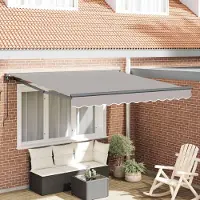 Prolenta Maison Exclusive - Cadre de store gris clair 300 x 250 cm