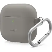 Elago Étui suspendu en silicone pour AirPods 4 Gris moyen