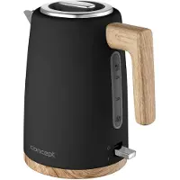 Concept ELWOOD Bouilloire électrique acier inoxydable 1,7 l Indicateur de niveau d'eau RK3316