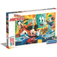 Clementoni puzzle 60 maxi SuperKolor Mickey 26473