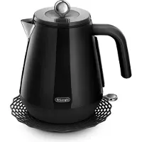 De'Longhi Bouilloire électrique DeLonghi Eclettica KBY2001.BK - 1,7 L, noire