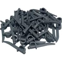 LEGO Sabre de pirate gris foncé pour minifigurines - 2530 NOUVEAU Quantité 10x