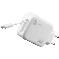 Cellularline Retractable Power 30W Smartphone, Tablette, Universel Blanc Secteur Charge rapide Intérieure