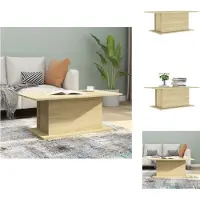 vidaXL Table basse Chêne Sonoma 102x55,5x40 cm Bois composite - Tables basses