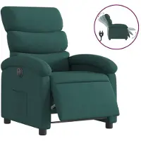 Sonstiges Fauteuil inclinable électrique Vert foncé Tissu