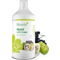 Biostile Noni au raisin – Jus de noni naturel au jus de raisin pour le bien-être