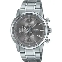 Casio Mtpe510d8avdf 42mm 5atm Quartz Analogical Watch Argenté Homme
