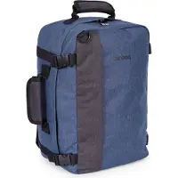 Hauptstadtkoffer blnbag M5 - Sac à dos petit bagage à main Ryanair, Wizzair, Eurowings, sac à dos de bord 40x20x25 cm sac de voyage avion sac à dos Cabin Bag max 20 L,Darkblue / Darkgrey
