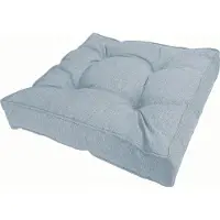 Pokar Coussin de salon Coussin d'assise pour chaise, Couleur:Bleu, Taille:Coussin d'assise 70x70