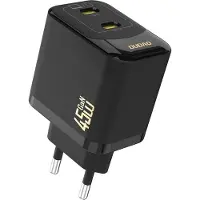 Dudao A28PEU Adapter 45Watt 2xUSB-C Sort