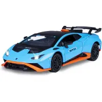 Jamara Lamborghini Huracán STO Diecast 1:32 bleu avec piles boutons