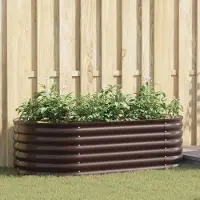 Prolenta Maison Exclusive - Potager surélevé marron 160 x 80 x 44 cm en acier