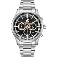Beverly Hills Polo Club Montre pour homme BEVERLY HILLS BP3779X.350 en acier inoxydable mode