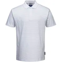 Portwest AS21 Antistatik ESD Polo-Shirt White Gr. S