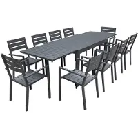 Happy Garden SET1265-66GA, Gris, 10 sièges, 1345 mm, 935 mm, 150 mm, 26 kg