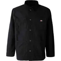 Dickies Chore Lined Canvas Jacket Noir L Homme
