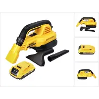 DeWalt DCV 517 Aspirateur à main sans fil 18 V 1,9 L + 1x batterie 2,0 Ah - sans chargeur