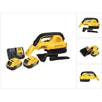 DeWalt DCV 517 P2 Aspirateur à main sans fil 18 V 1,9 L + 2x batterie 5,0 Ah + chargeur