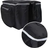 Strado double sacoche de vélo pour le coffre, 25 l (noir)