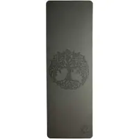 Berk Esoterik Tapis de yoga TPE ecofriendly - Arbre de vie vert foncé, vert clair