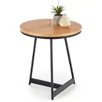 Halmar Petit banc rond pour le salon Karida-S