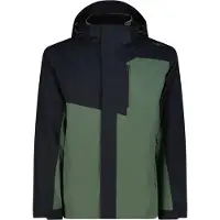 CMP Veste 3 en 1 Wander pour homme Veste double ZIP HOOD DETACHABLE INN.JACKET ANTRACITE-MUSK ANTRACITE-MUSK 52