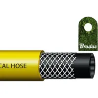 Bradas Tuyau technique 12,5x3mm 17 Bar Tuyau de pulvérisation d'air comprimé jaune 50m 9670
