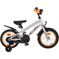 Volare Vélo enfant Rocky - Garçons - 14 pouces - Gris