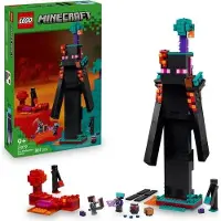 LEGO Minecraft La Tour De l'Enderman 21279, Jeu de Construction 2-en-1, 867 pièces, Garçon 9+ ans