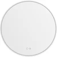 Zuma Line Miroir de salle de bains rond chauffant avec rétro-éclairage LED 24W D3004-60