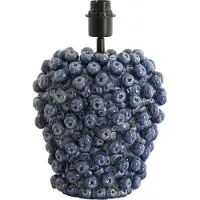 Light & Living - lampe de table - Berries - bleu - céramique - Ø 26cm - E27 - 1742780