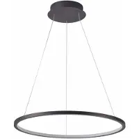 ITALUX Lampe suspendue LED 48W VINOLA PND-56135B-080RPC-BK-3KS4K-TRDIMM