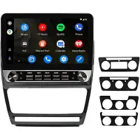 AWESAFE Autoradio Android 6 + 128 Go pour Skoda Octavia à partir de 2008, avec navigation, boutons, CarPlay, 4G LTE, Bluetooth, RDS, Wi-Fi, DSP, GPS et DAB+