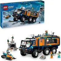 LEGO City Le Camion Scientifique des Explorateurs en Arctique, Jeu de Construction, 5 Minifigurines, 3 Loups, Garçon 8+ Ans