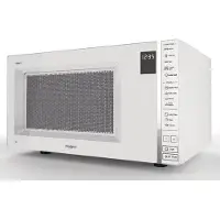 Whirlpool Micro-Ondes Posable Gril & Vapeur MWP304W, 30L, Blanc, Plateau 31.5cm, 900W/1050W, Cook30