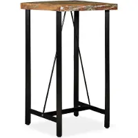 Prolenta Maison Exclusive - Table de bar en bois massif recyclé 60 x 60 x 107 cm