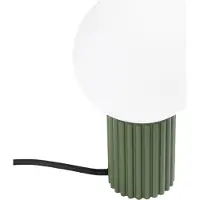 Sollux Lampe à poser HALO vert olive 1xG9 8W aluminium/verre 19x12x12cm