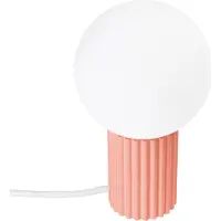 Sollux Lampe à poser HALO peach 1xG9 8W aluminium/verre 19x12x12cm