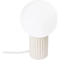 Sollux Lampe à poser HALO beige 1xG9 8W aluminium/verre 19x12x12cm