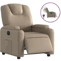 Syfax Fauteuil inclinable électrique Cappuccino Similicuir