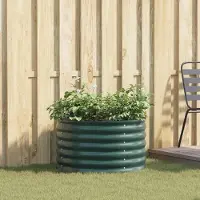 Prolenta Maison Exclusive - Potager surélevé vert 80 x 80 x 44 cm en acier