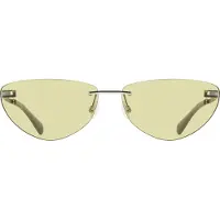 Calvin Klein Jeans Ckj25208s Woman Sunglasses Vert Silver 6/CAT2 Femme